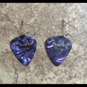 Fender Guitar Pick Earrings
